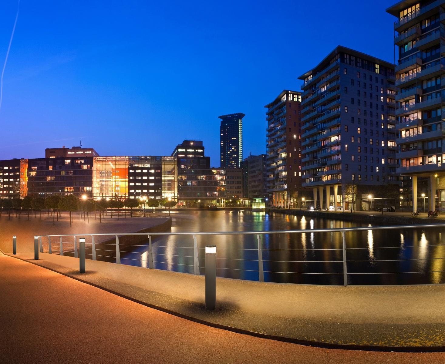 LED aluminium bollard light | Dan by Leds C4