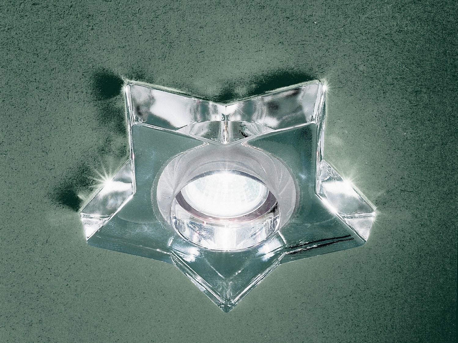 LED recessed glass spotlight for false ceiling | Star I by Leucos