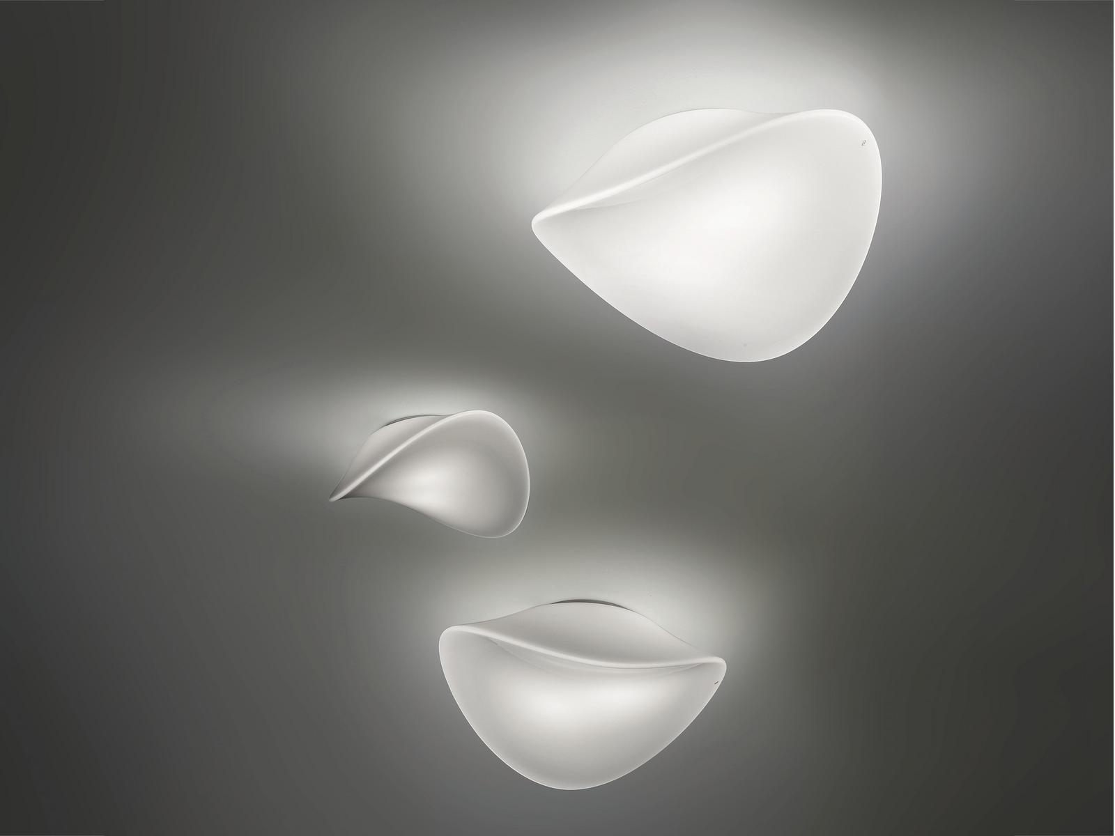 Glass wall lamp / ceiling lamp | Balance Pp by Vistosi