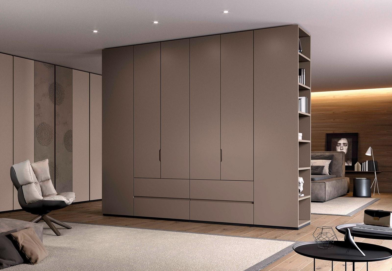 Sectional wooden wardrobe | Gap by Olivieri