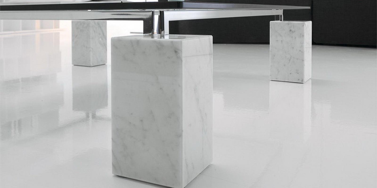 Square glass coffee table | Dielle by Cattelan Italia