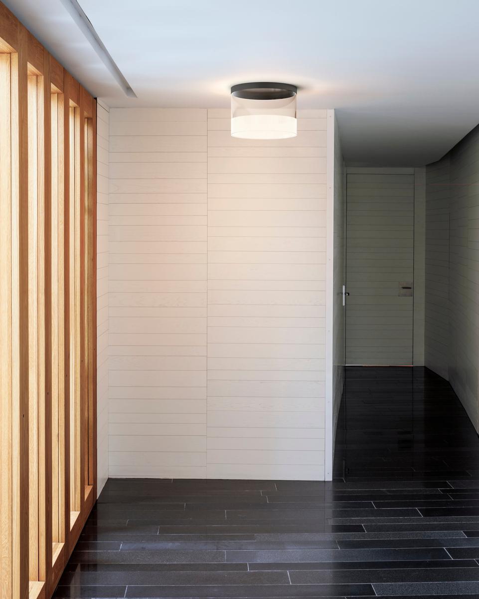 LED Borosilicate glass ceiling lamp | Guise by Vibia