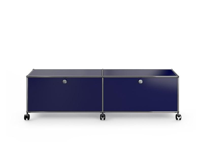 Metal TV cabinet | Haller Entertainment Unit by USM