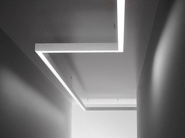 Extruded aluminium linear lighting profile | Brooklyn Out by Panzeri