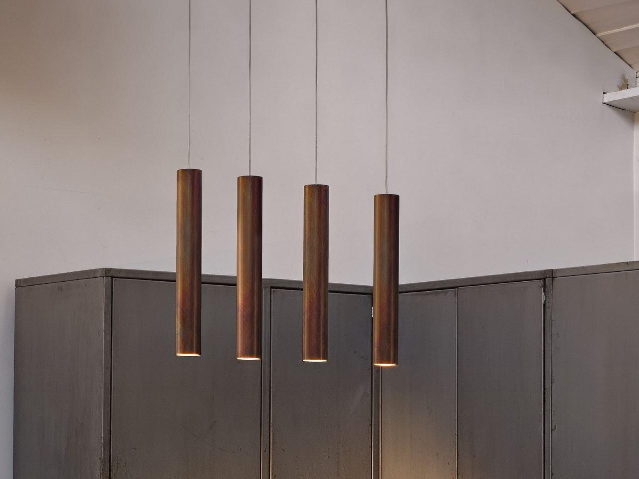 LED metal pendant lamp | Cylinder by Olev