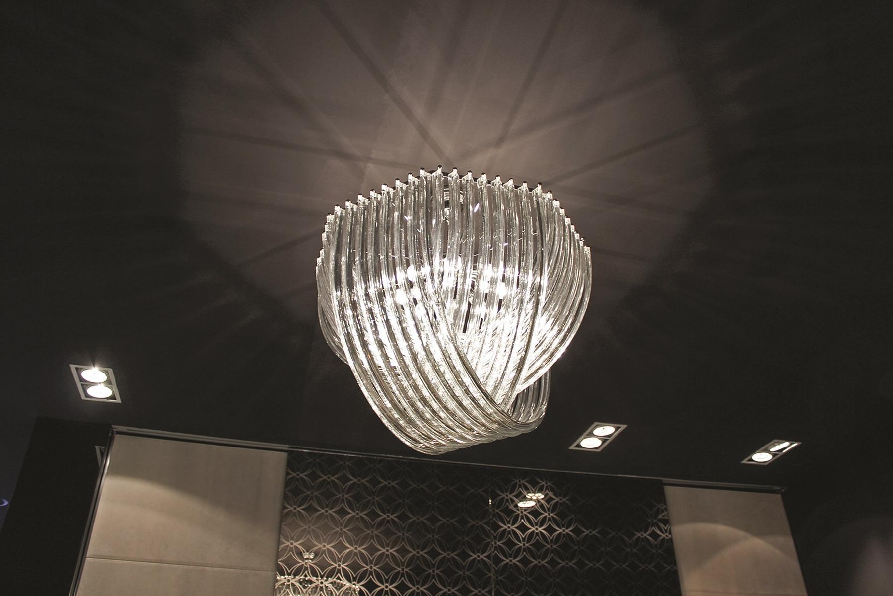 Glass pendant lamp | Elisabeth by Longhi