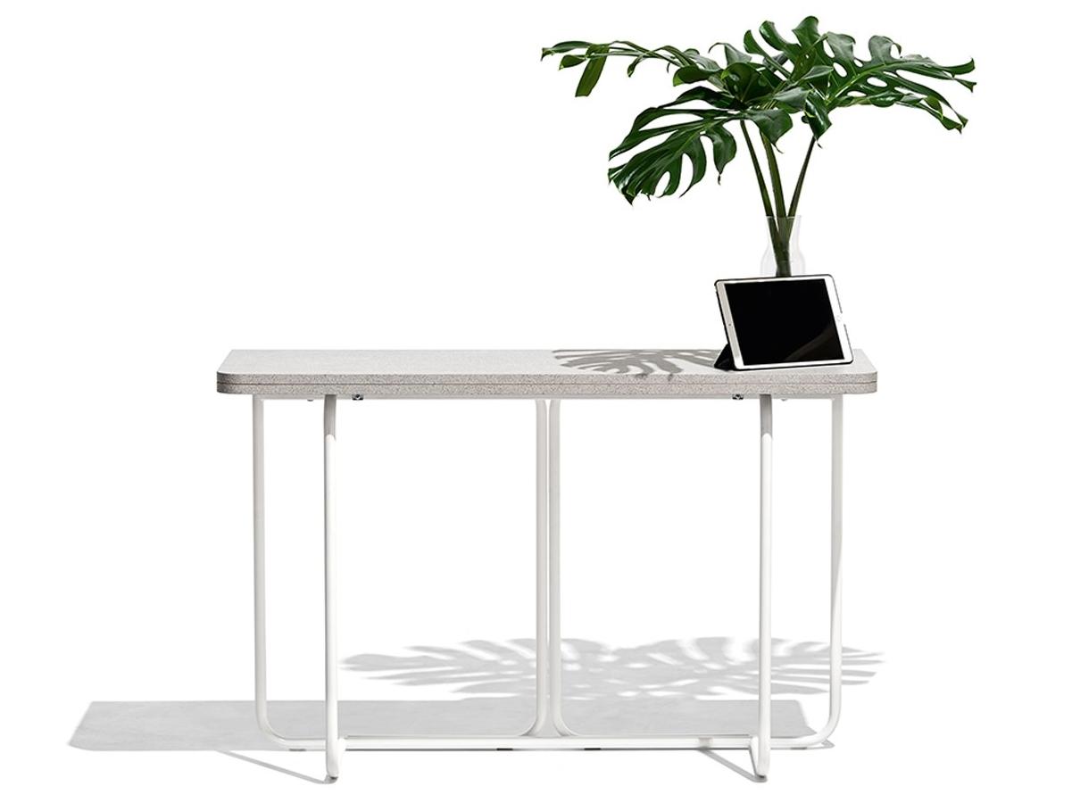 Extending rectangular melamine-faced chipboard console table | Dee-j by Connubia