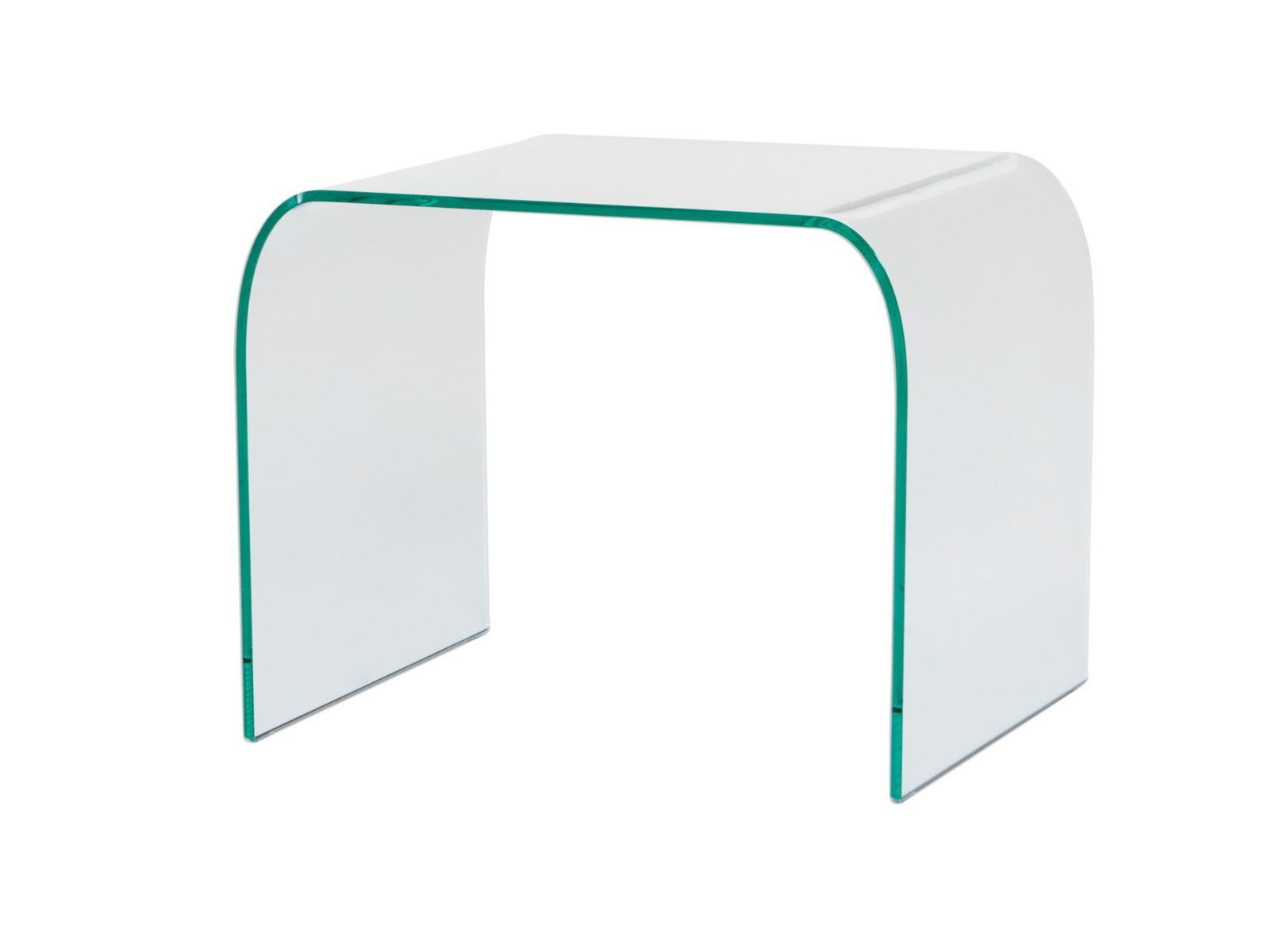 Low rectangular glass coffee table | Classic by Tonin Casa