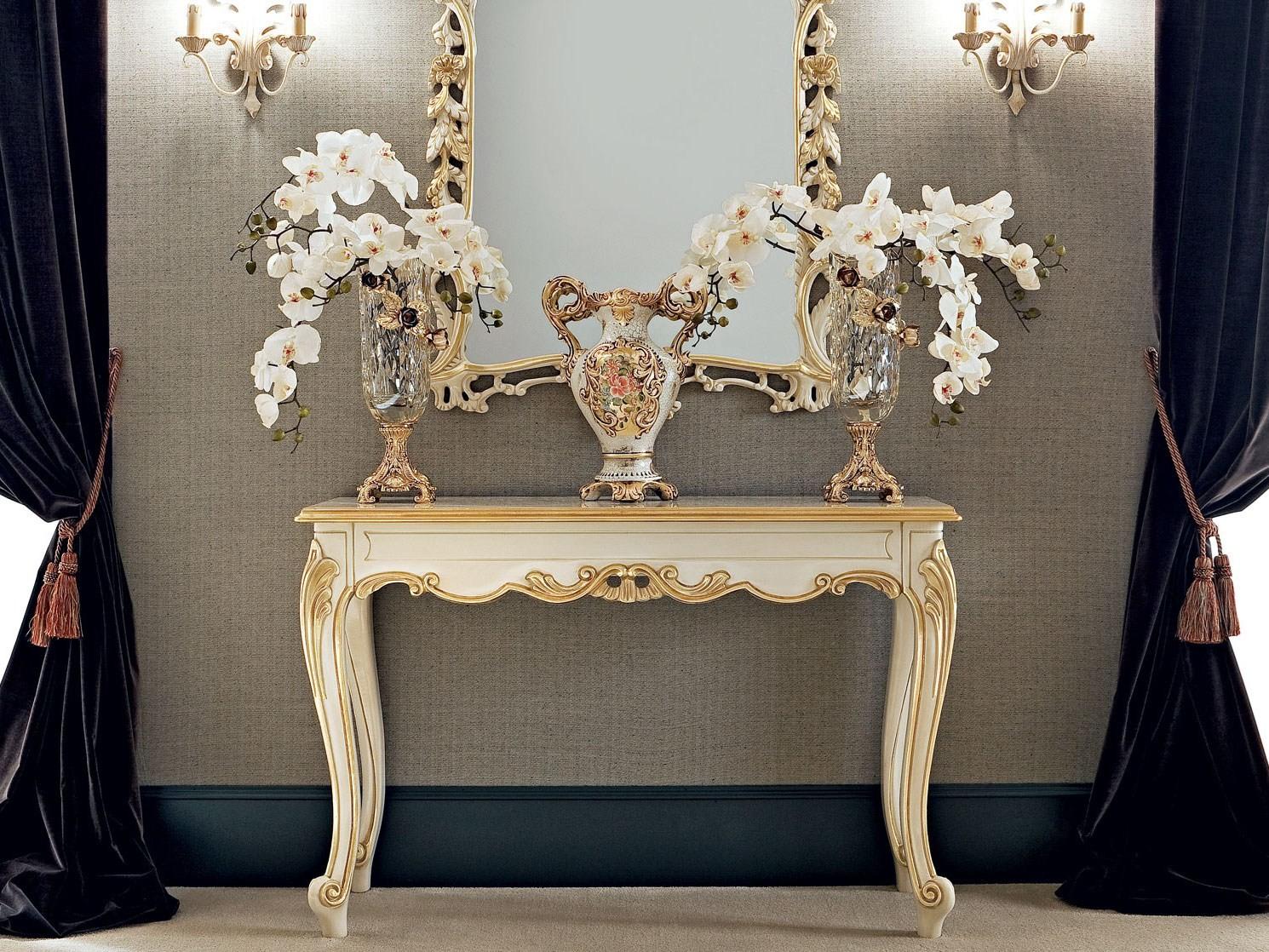 Solid wood console table | 12608 by Modenese Gastone