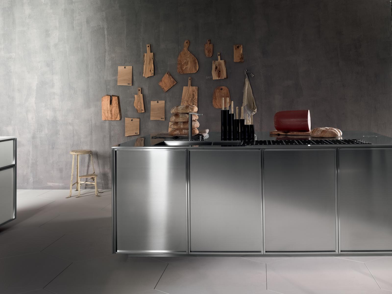 Fitted kitchen with island Rossana Tk38