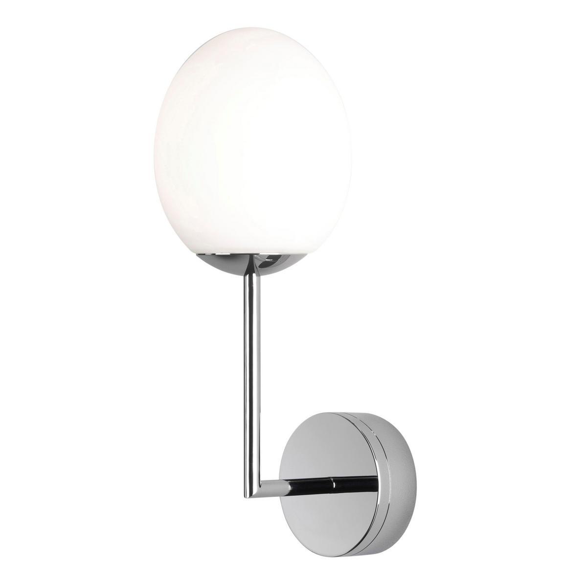 LED wall light in metal and opal glass | Kiwi by Astro lighting