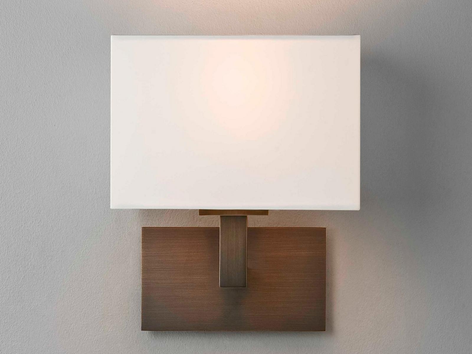 Wall lamp in steel and fabric | Connaught by Astro lighting