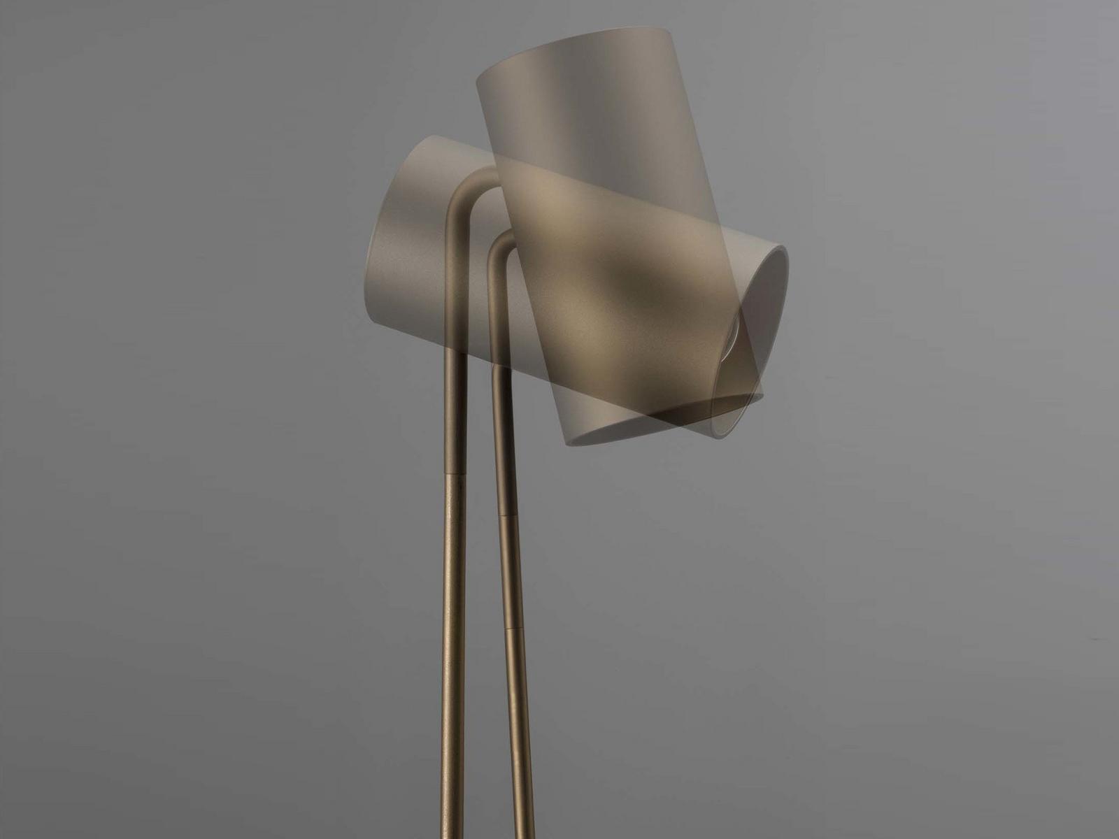LED adjustable carbon floor lamp | Boom by Olev