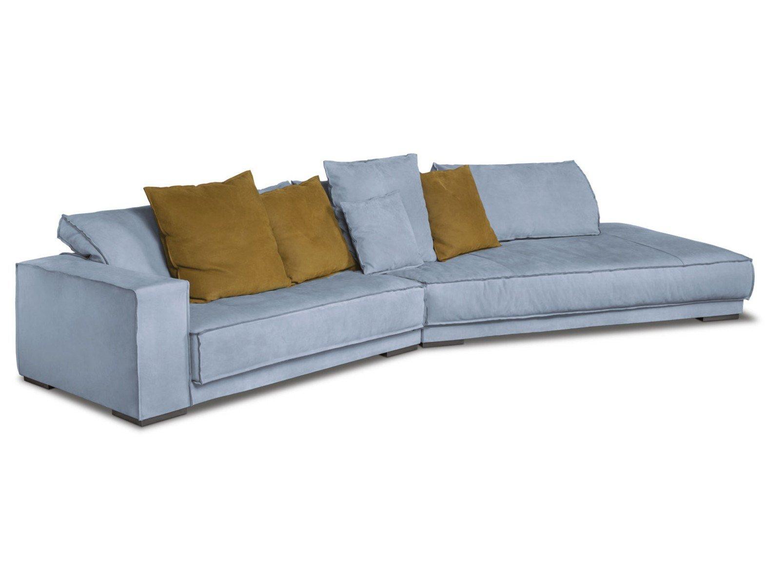 Sectional leather sofa | Budapest Soft by Baxter