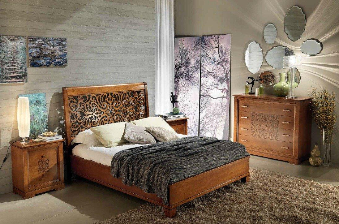 Solid wood bedroom set | Armonia by Francesco Pasi