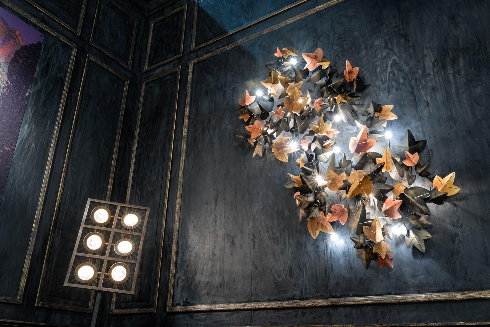Handmade iron wall light | Le Fate by Mantellassi 1926