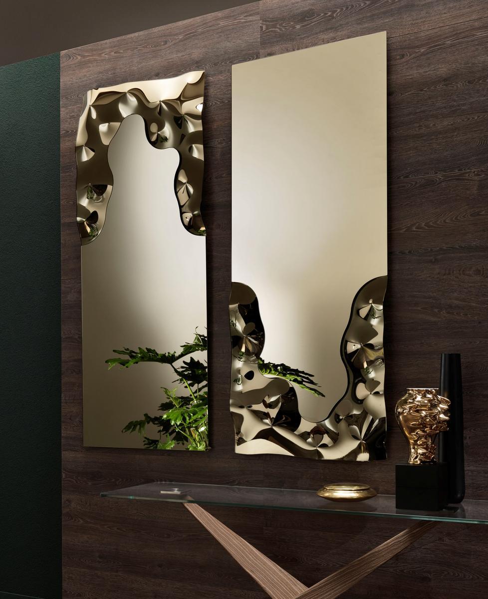Rectangular wall-mounted mirror | Venere by Riflessi
