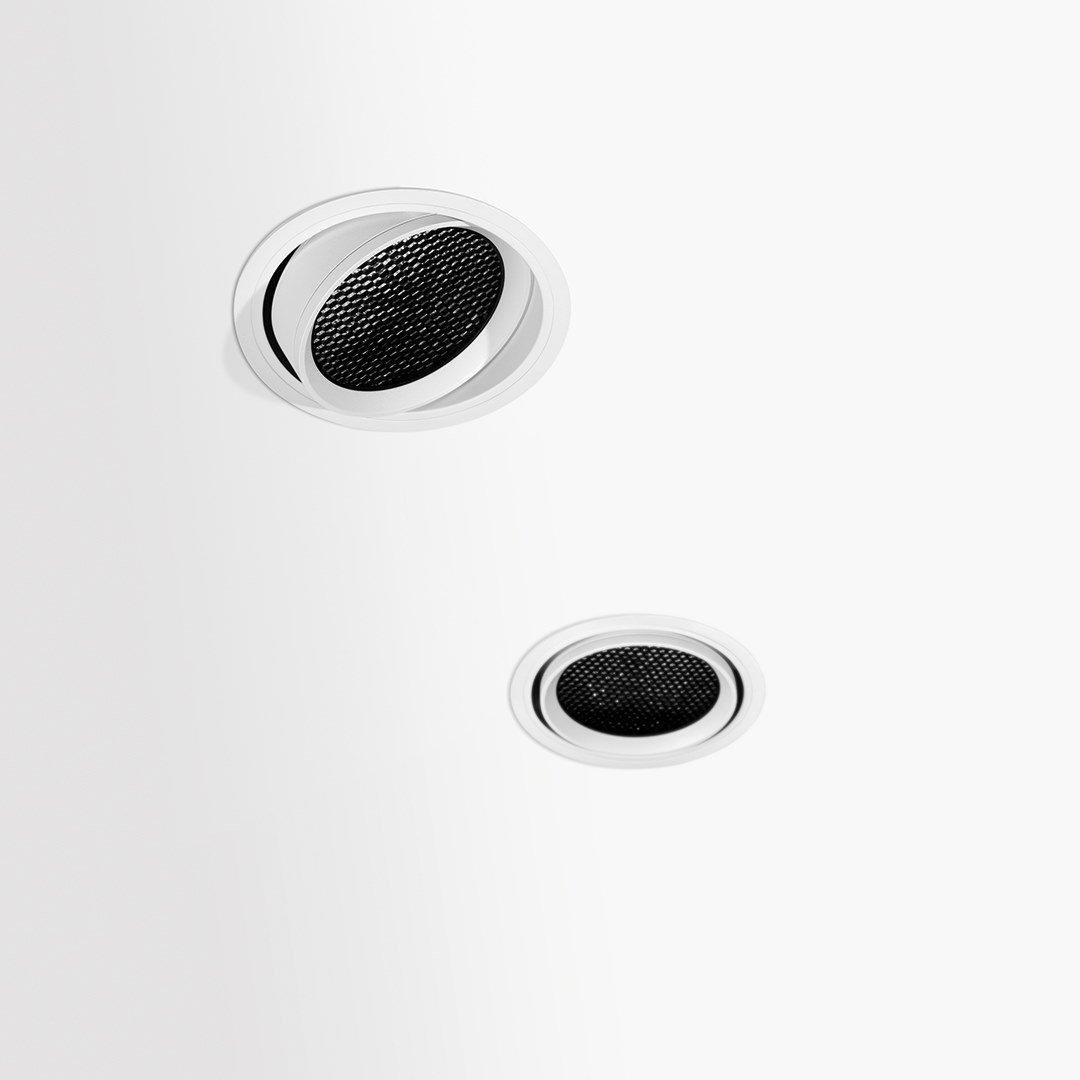 LED adjustable recessed aluminium spotlight | Wellit M by Arkoslight