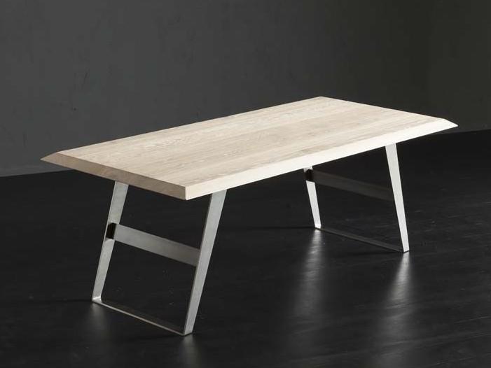 Rectangular wooden dining table | Rio + Iron by Altacorte