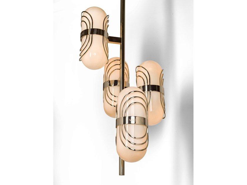 Direct light blown glass pendant lamp | Floro by Visionnair
