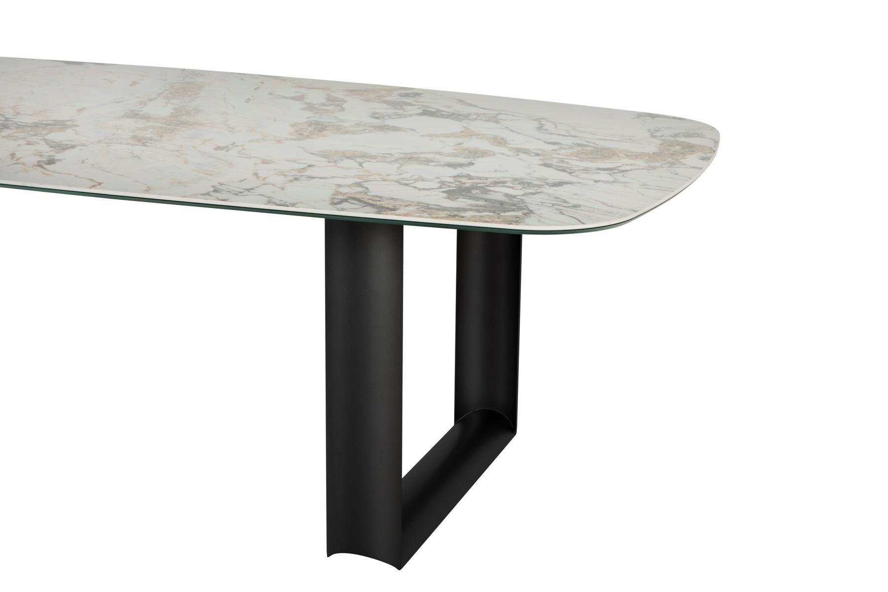 Rectangular porcelain stoneware table | Cube by Tonin Casa