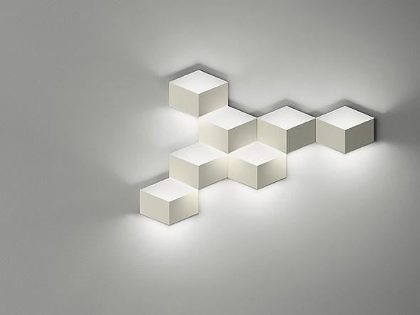 LED aluminium wall light | Fold Surface by Vibia