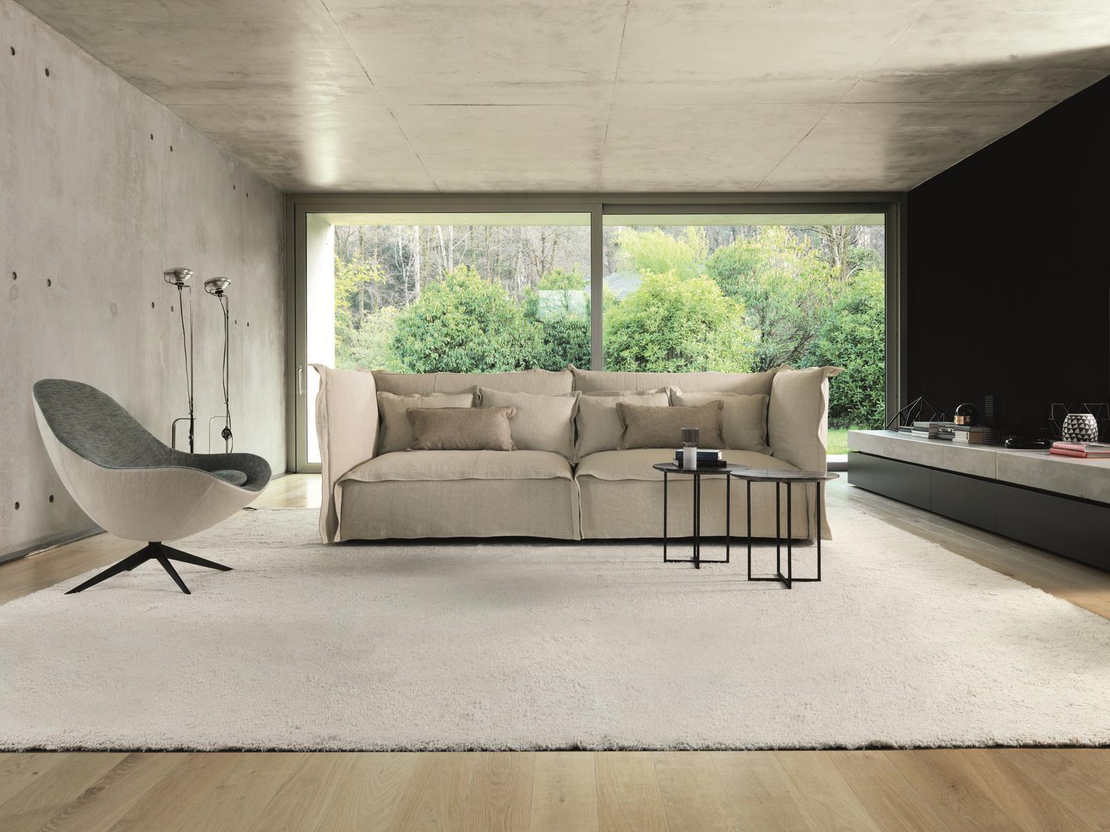 Fabric sofa with removable cover | Britt by Desiree