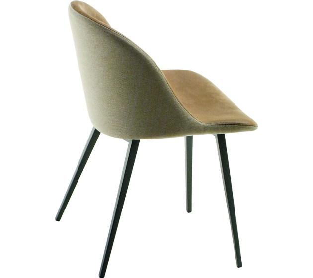 Contemporary style upholstered metal restaurant chair | Sonny S-q by Midj
