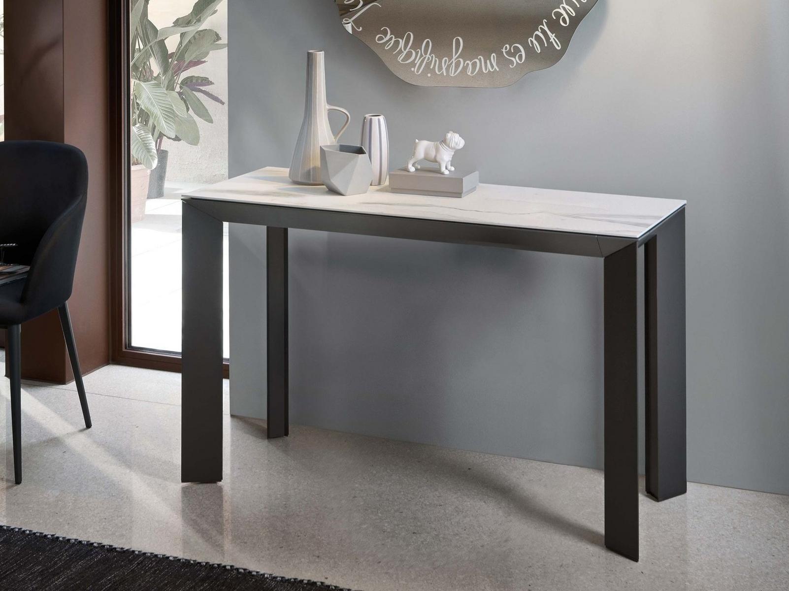 Extending rectangular console table | Manhattan by Riflessi
