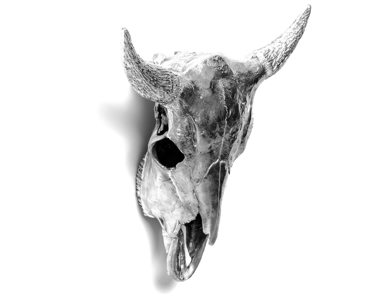 Aluminium decorative object | Bison Skull by Seletti