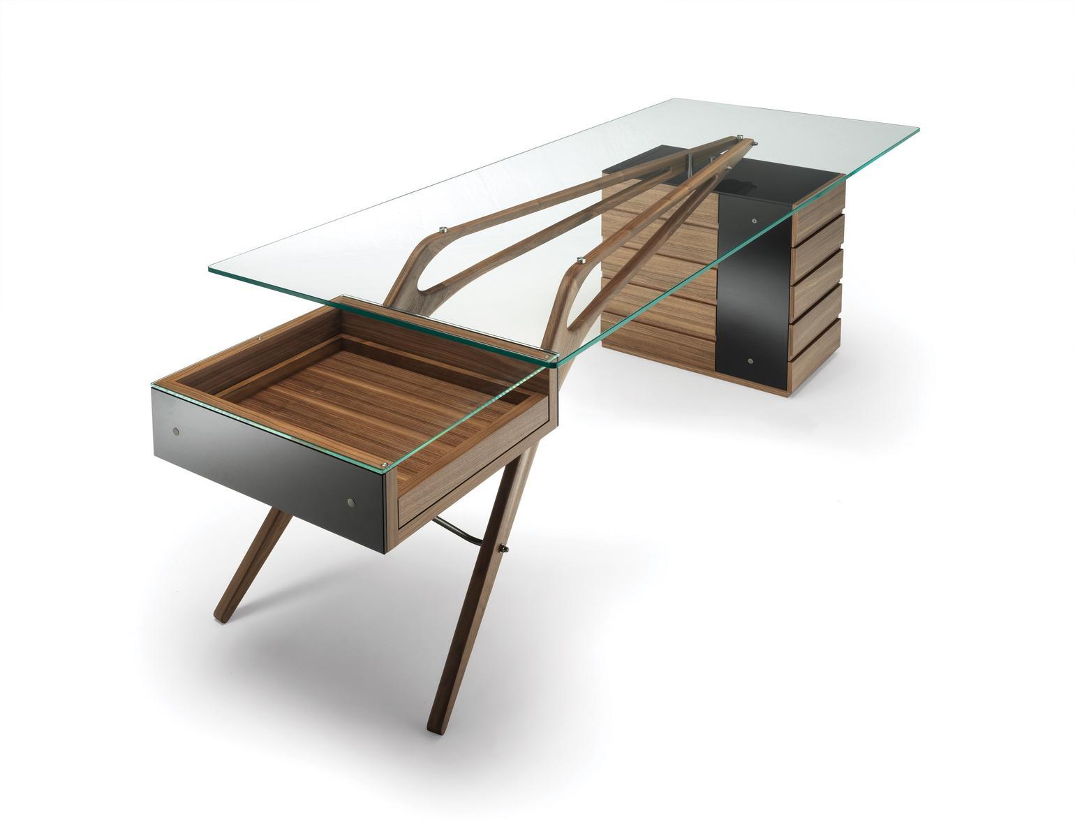 Writing desk with drawers | Cavour Cm by Zanotta