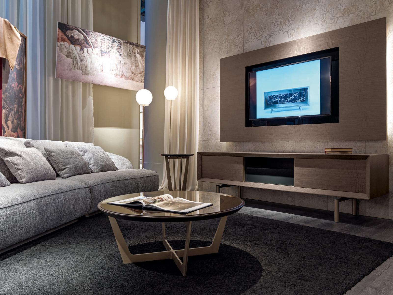Wall-mounted TV cabinet | Quadro by Grilli