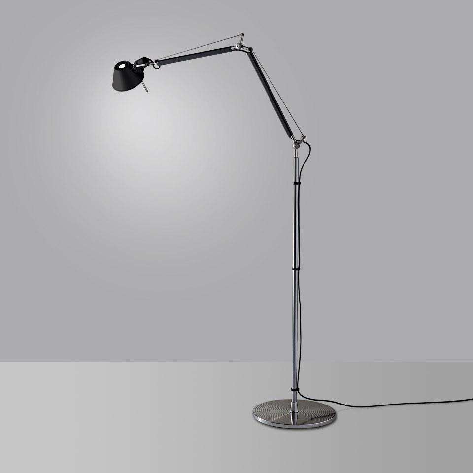 Aluminium floor lamp | Tolomeo Floor by Artemide