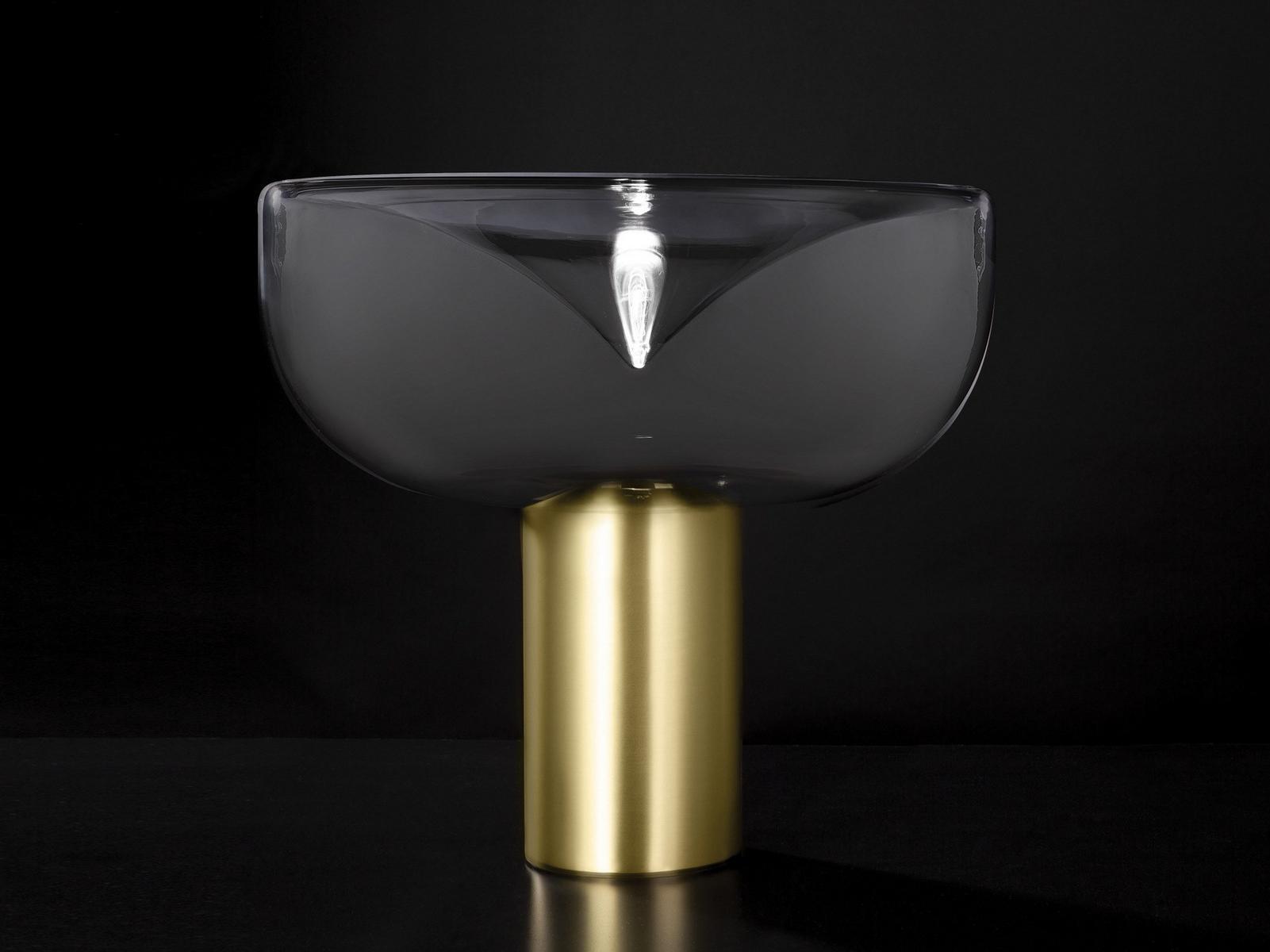 LED blown glass table lamp | Aella T by Leucos