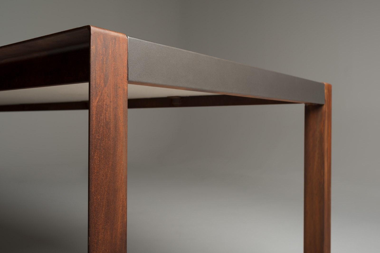 Rectangular steel table | Meccanica by Mantellassi 1926