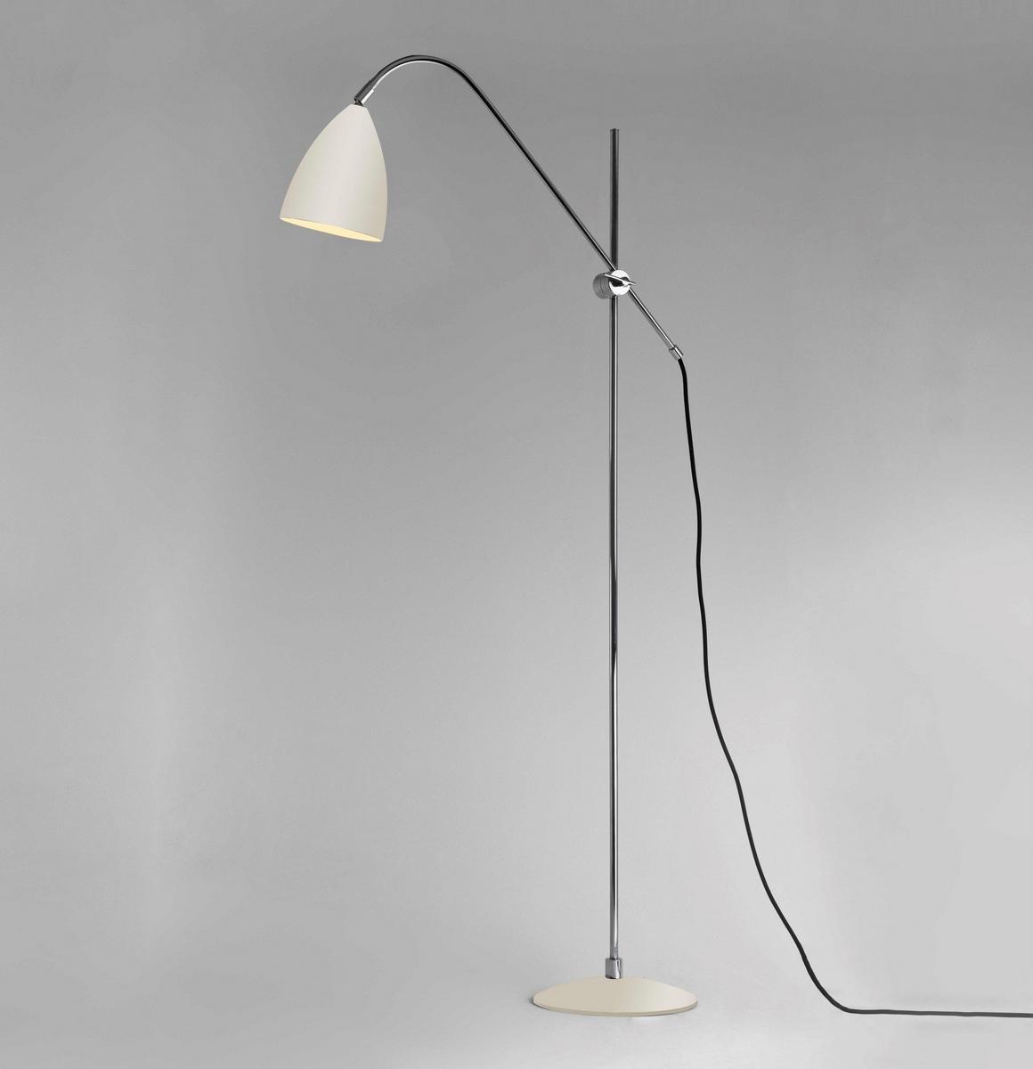Adjustable steel floor lamp with swing arm | Joel by Astro lighting