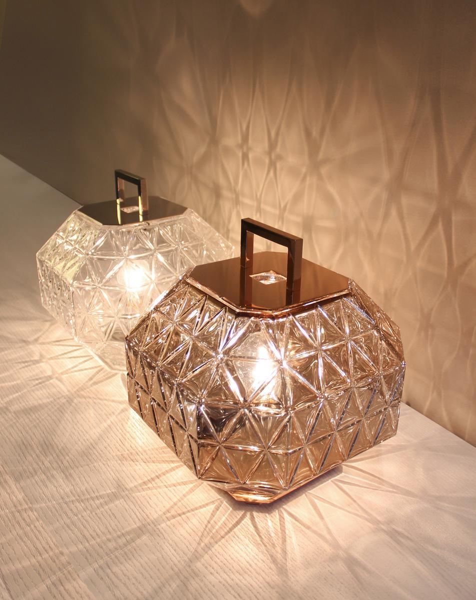 Crystal table lamp | Treasure by Contardi