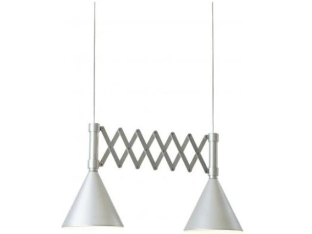 Anodized aluminium pendant lamp | Extensible by Ligne Roset