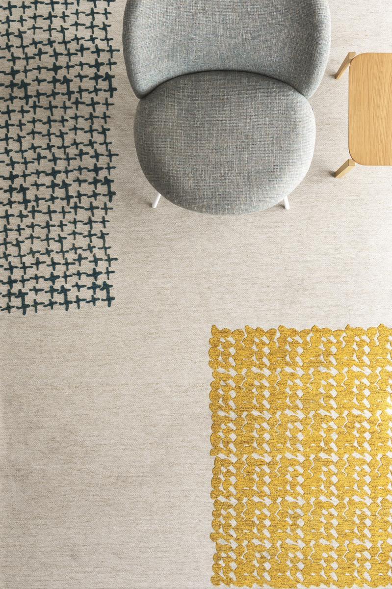 Rectangular chenille and cotton rug | Luso by Calligaris