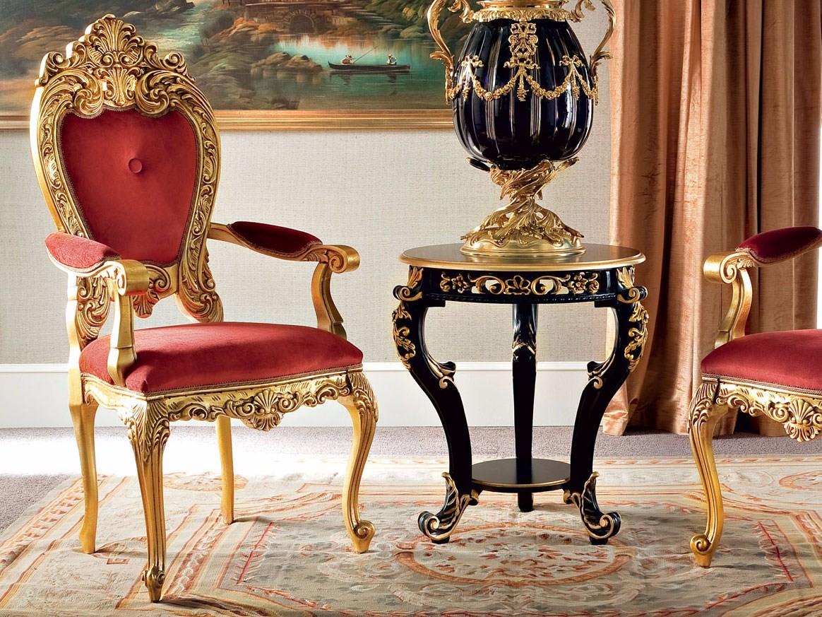 Upholstered chair with armrests | 13503 by Modenese Gastone