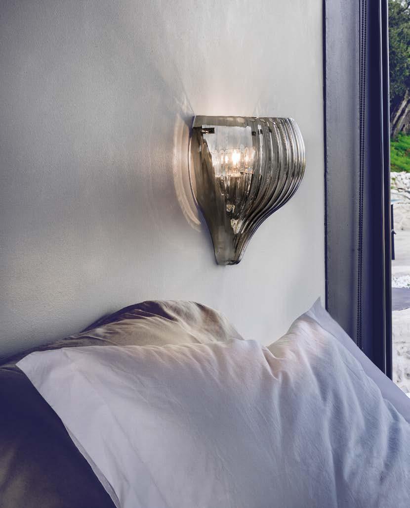 Glass wall light | Sphera by Sylcom