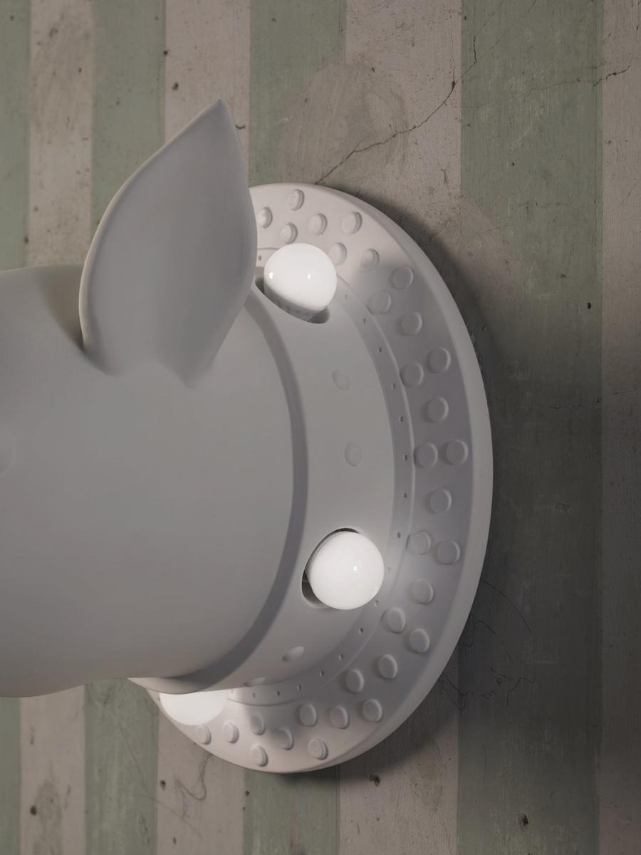 Ceramic wall lamp | Porcamiseria by Karman