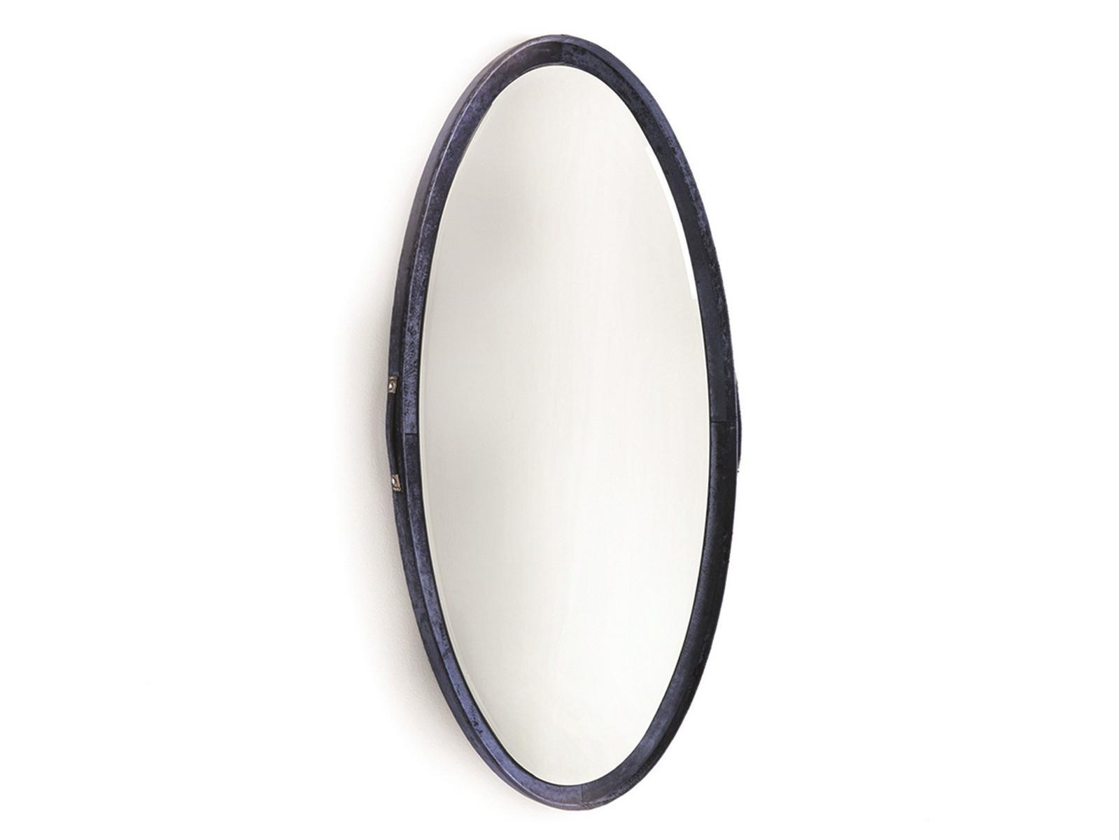 Oval veneer mirror | Scarlett by Longhi