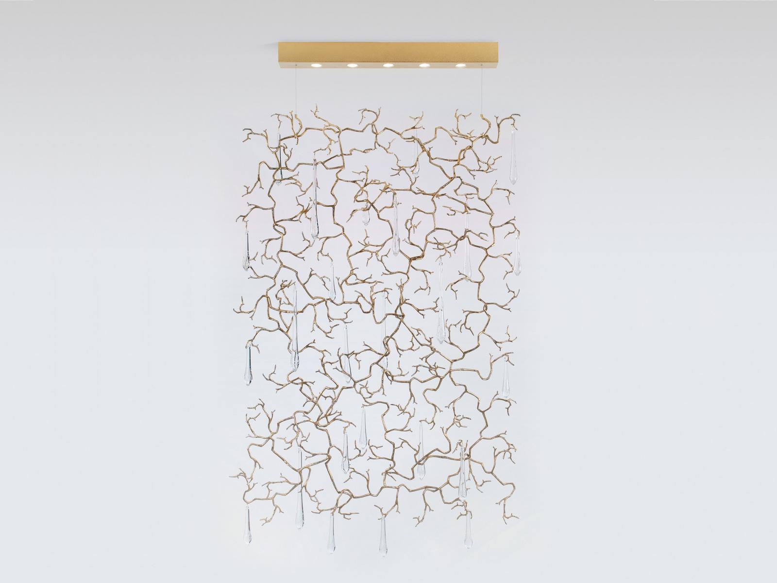 Handmade bronze pendant lamp | Aqua Ct3291/5 by Serip