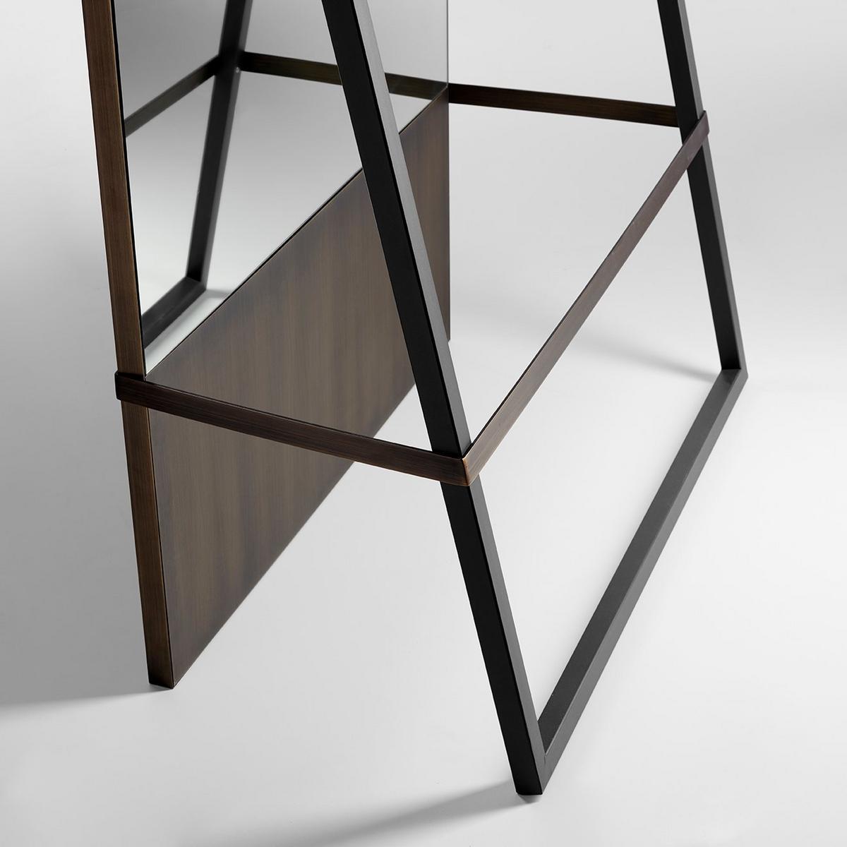 Freestanding rectangular mirror | Tale by Potocco