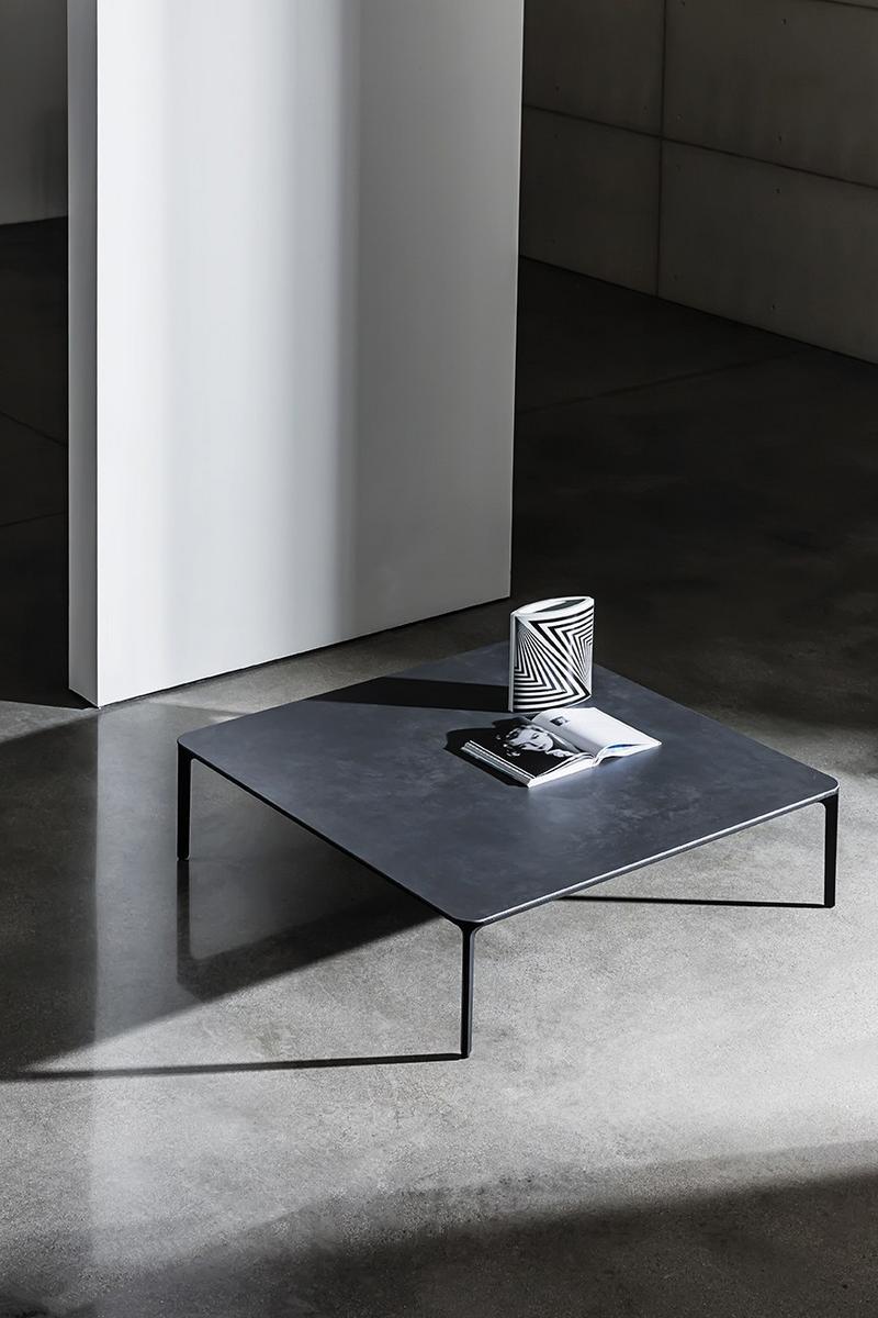Rectangular ceramic coffee table | Slim by Sovet