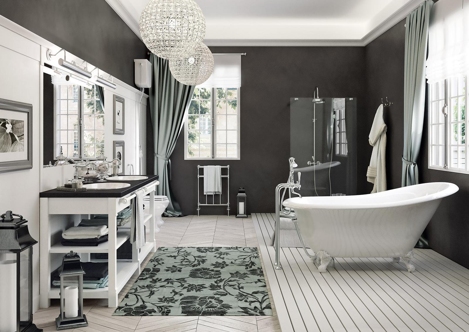 Uv lacquered bathroom | English Mood by Minacciolo