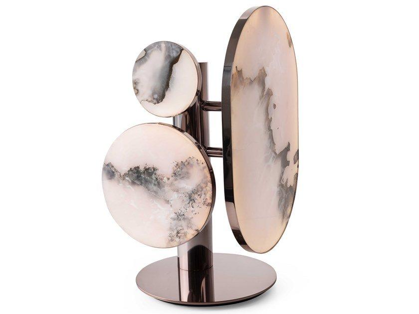 Onyx table lamp with fixed arm | Rebel by Visionnair