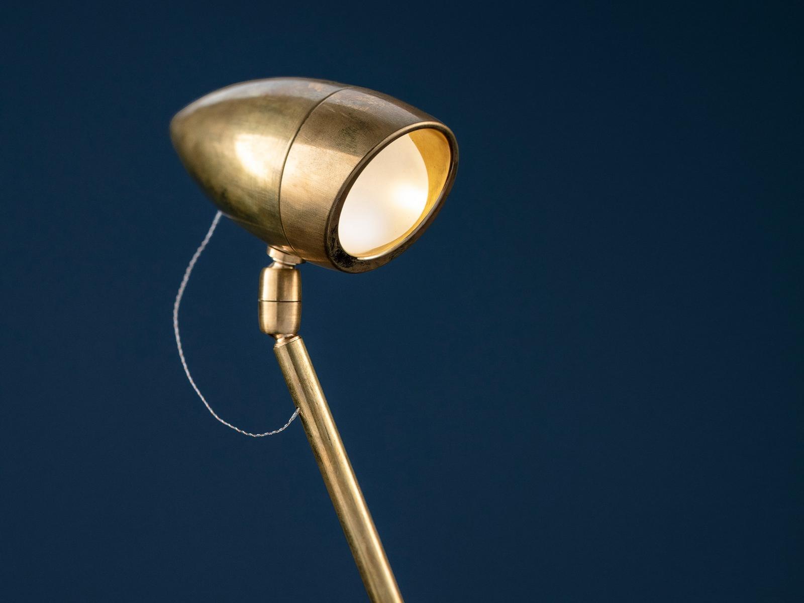 LED brass floor lamp | Cicloitalia F by Catellani & Smith