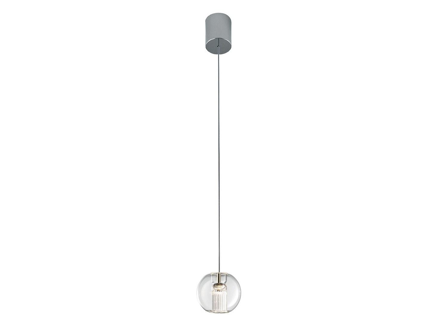 LED Borosilicate glass pendant lamp | Fairy S by Leucos